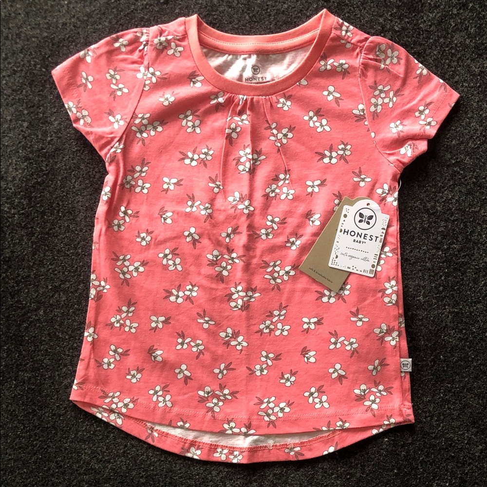 Honest Baby Floral Tee - 4T
